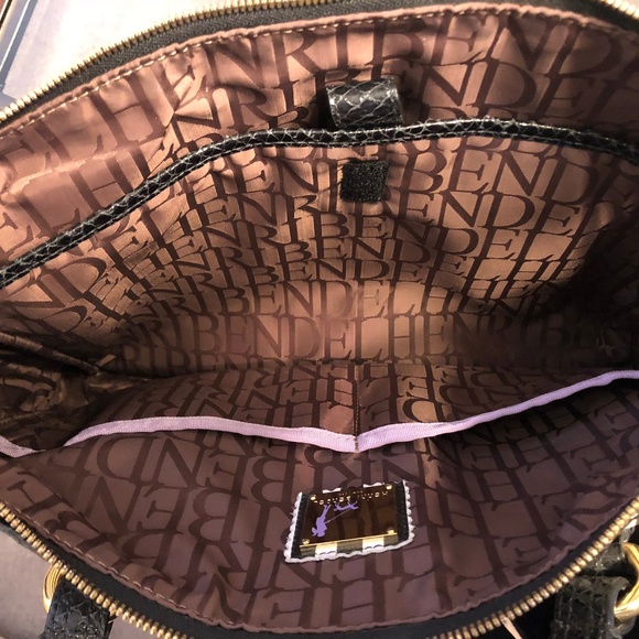 Henri Bendel Classic Tote/ Laptop Brief Work Bag - Picture 4 of 8